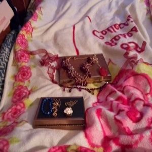 Different types of necklaces and one bracelet